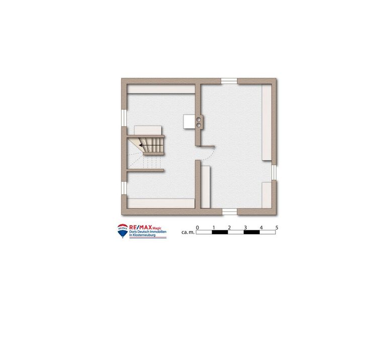 Grundriss Kellergeschoss möbliert