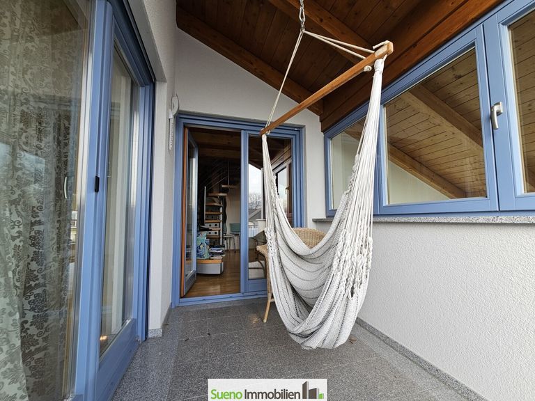 Loggia im OG zum Entspannen