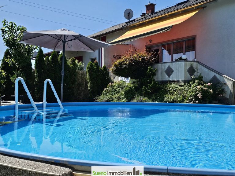 Pool mit Garten