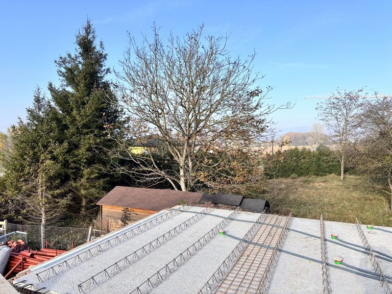 Baufortschritt Aufbau Erdgeschoß