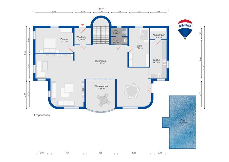 38 Erdgeschoss Plan
