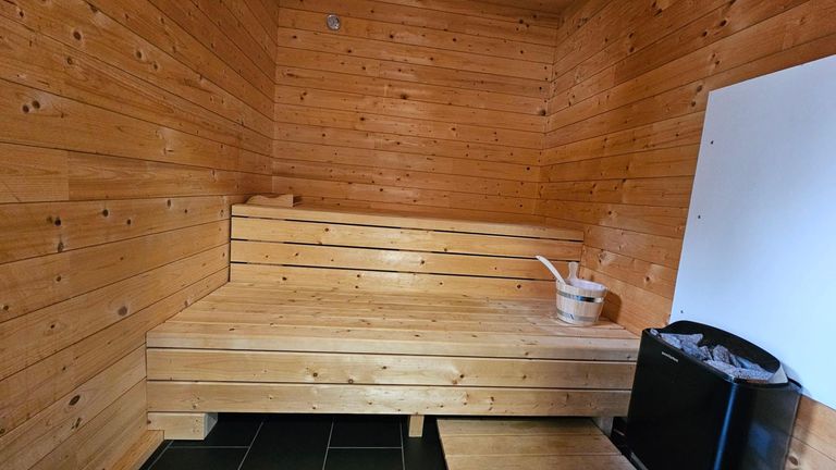 ...und nach dem Skifahren in die Sauna