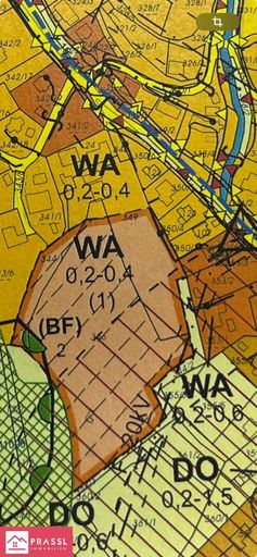 Foto vom Flächwidmungsplan Bauamt Ing. Zellner