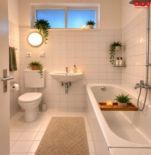 KI generiertes Badezimmer