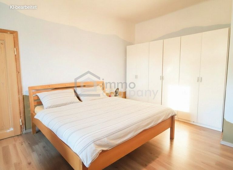 KI Bearbeitet - licht optimiert Schlafzimmer