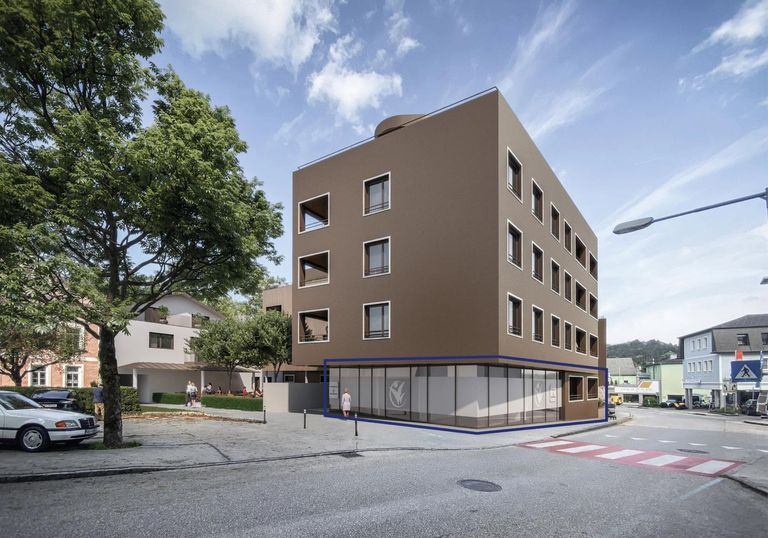 Außenansicht markiert