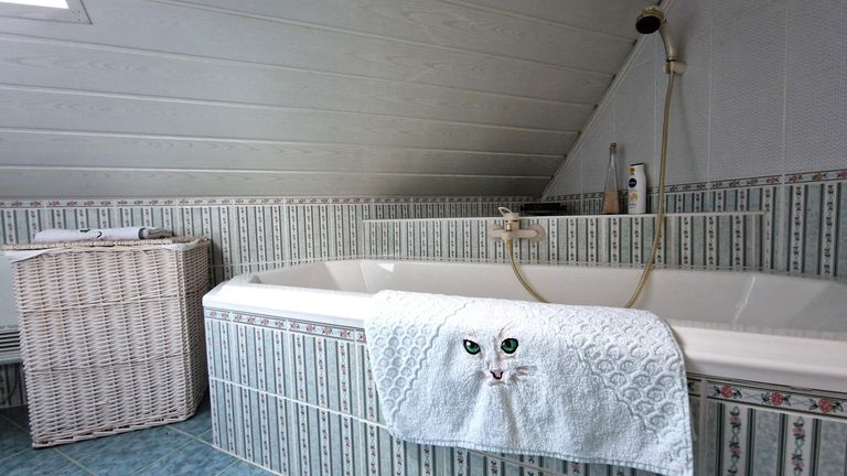 Eckbadewanne Obergeschoss