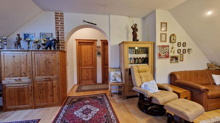 Zugang Schlafzimmer, Büro und Badezimmer