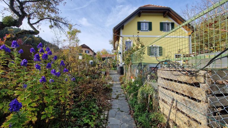 Haus Ansicht Garten