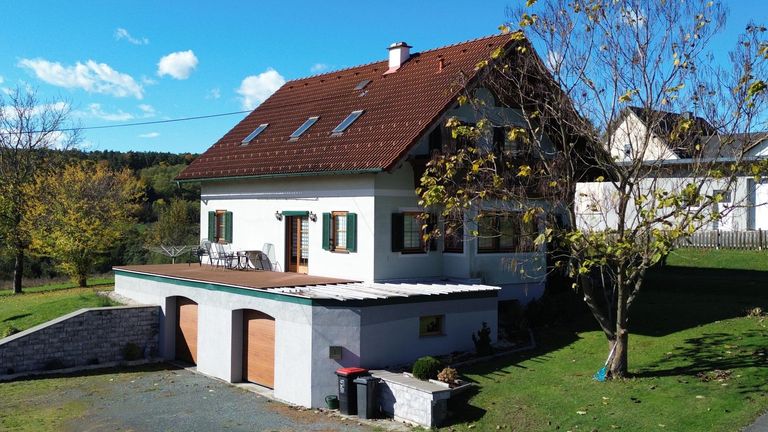 Drohnenansicht Zufahrt