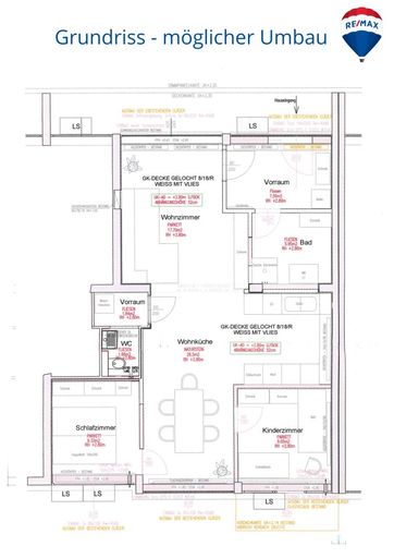 Grundriss - möglicher Umbau