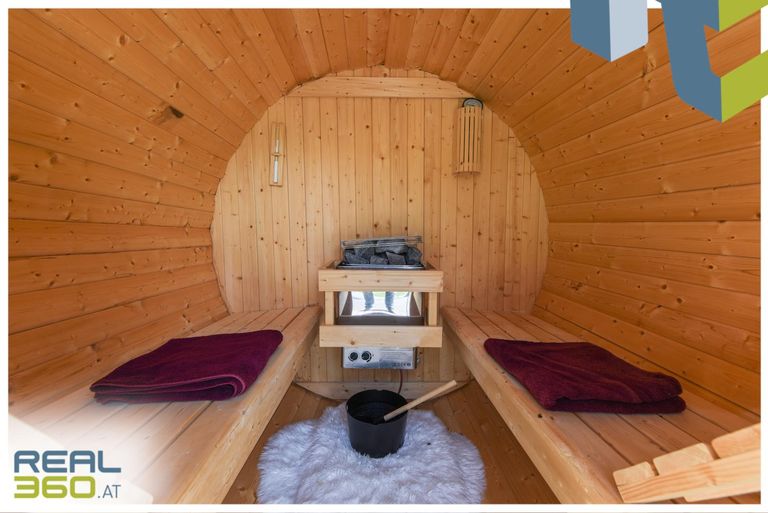 Innenansicht Saunafass