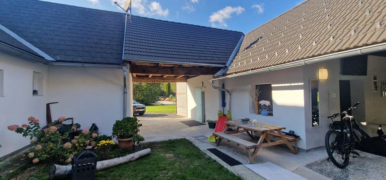 Innenhof Sicht nach aussen