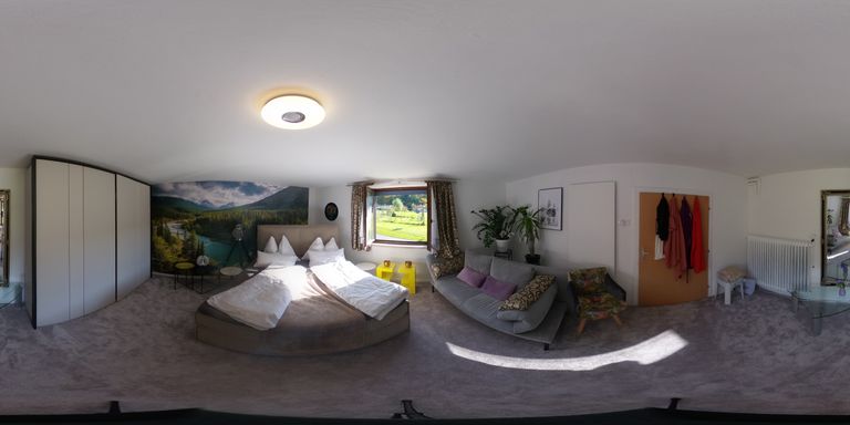 360° Schlafzimmer