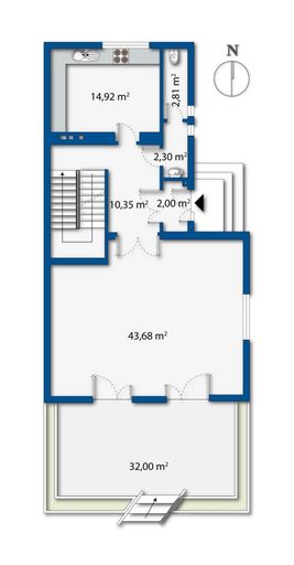 Plan Erdgeschoß Langenzersdorf