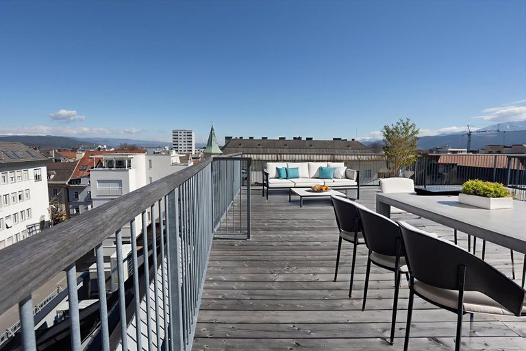 Virtual Staging AI Dachterasse