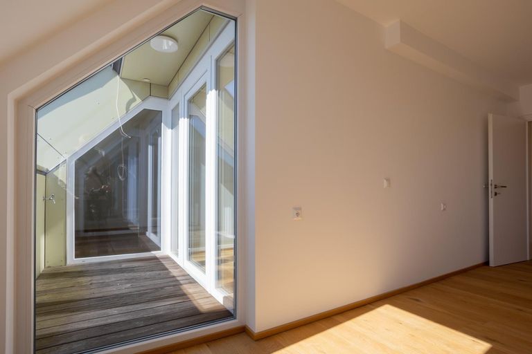 Blick vom Wohnzimmer