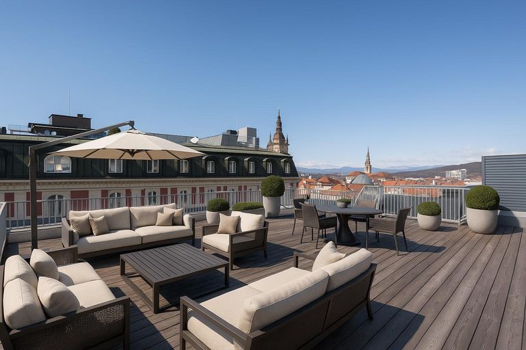 KI Visualisierung - Dachterasse 2