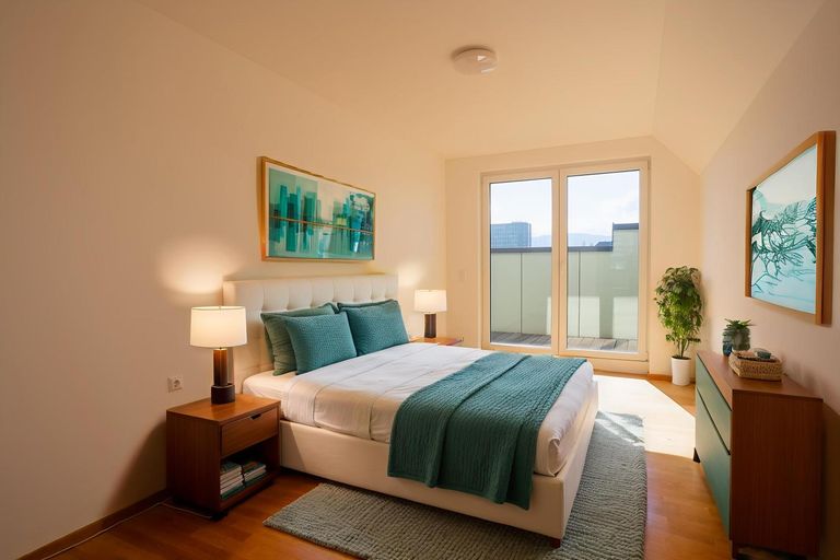 Virtual Staging AI Schlafzimmer 1