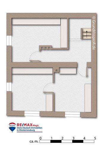 Grundriss Kellergeschoss möbliert