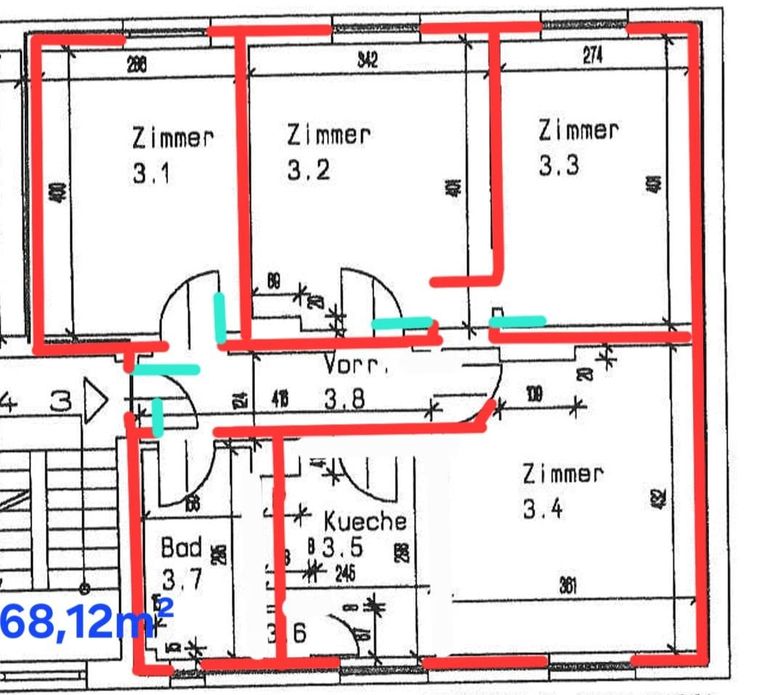 Grundriss Wohnung