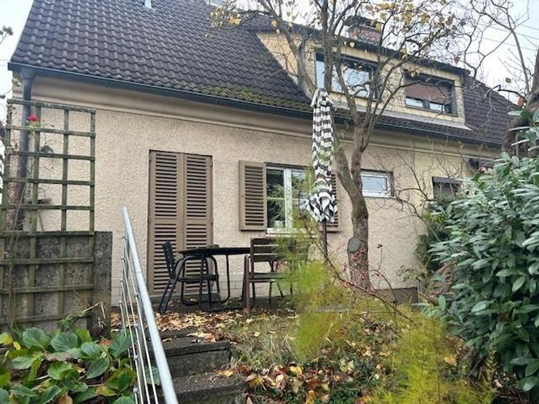 Terasse direkt vom Wohnzimmer aus