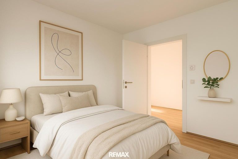 Schlafzimmer 1, Homestaging