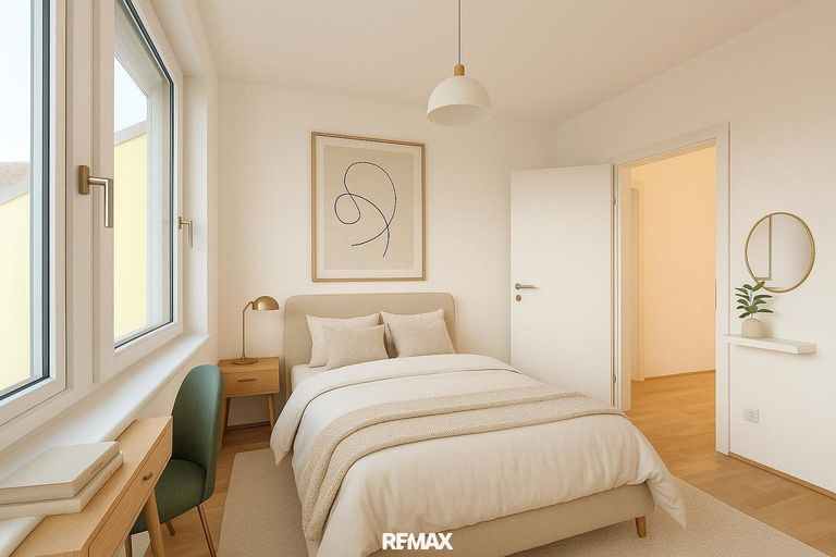 Schlafzimmer 2, Homestaging