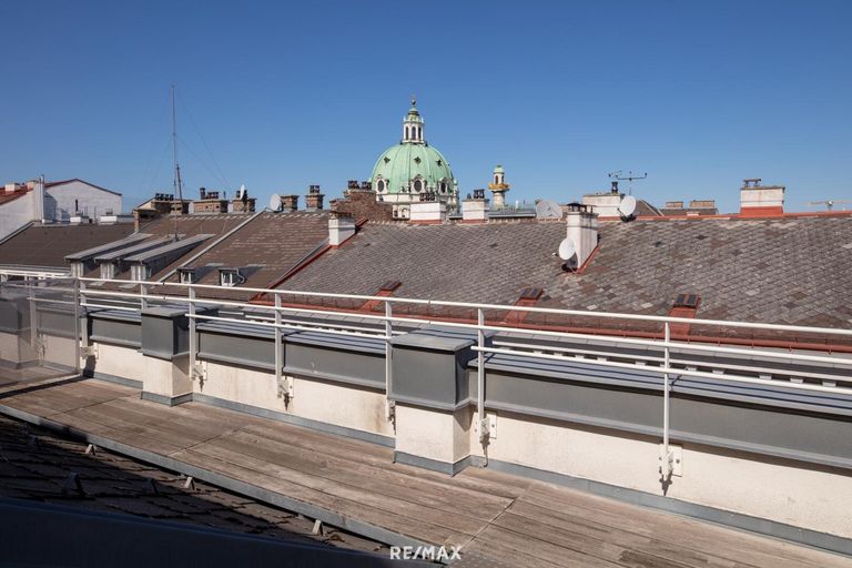 Aussicht über die Dächer Wiens