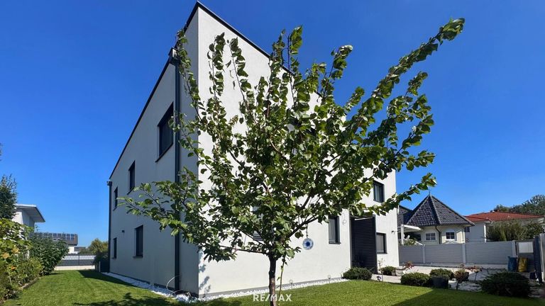 Haus seitliche Ansicht