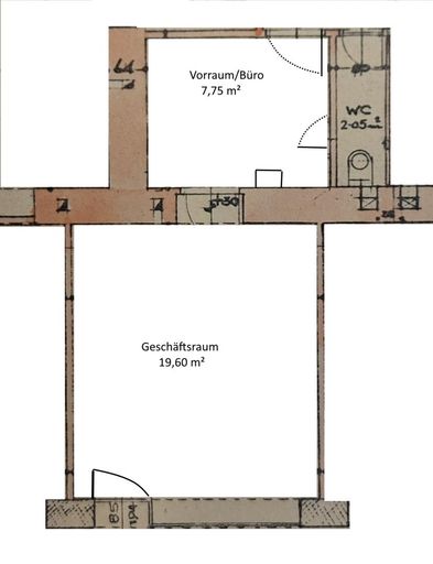 03. Gewerbeobjekt 1040 Wien - Grundriss