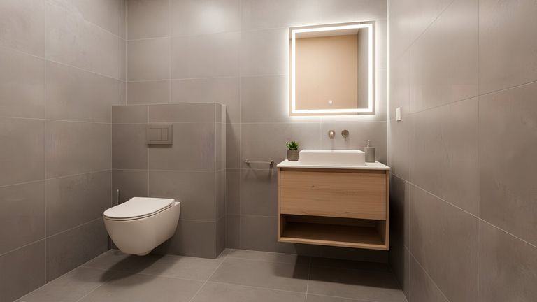 Badezimmer Elternbereich Obergeschoss Beispielbild