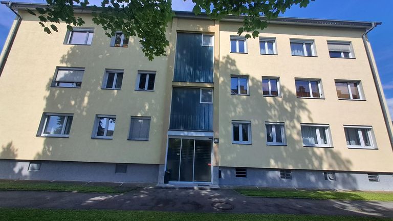 Ansicht Westseite, Eingang