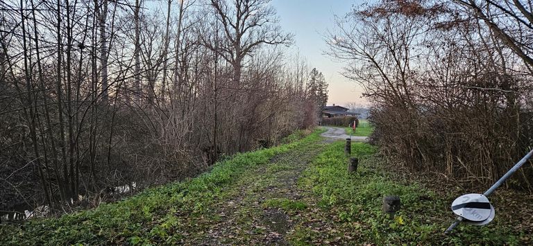 Blick von 2.Hütte Richtung Modellflugplatz