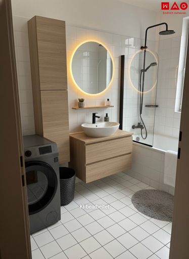 KI generiertes Badezimmer