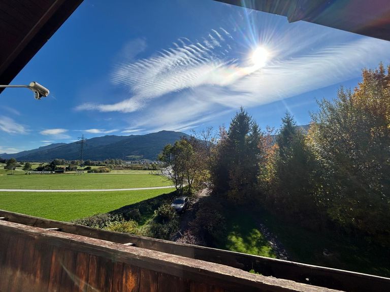 Aussicht vom Balkon im OG