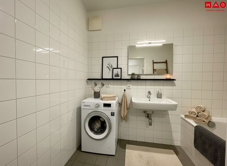 Bad Möblierung KI generiert