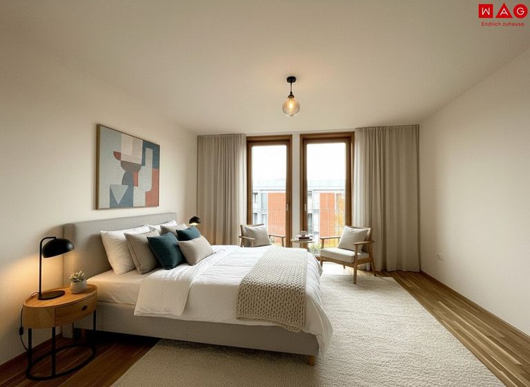 Schlafzimmer KI generiert