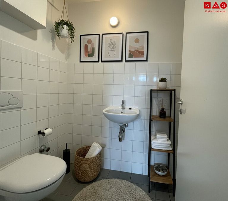 WC Möblierung KI generiert