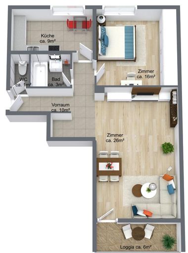 3D Floor Plan