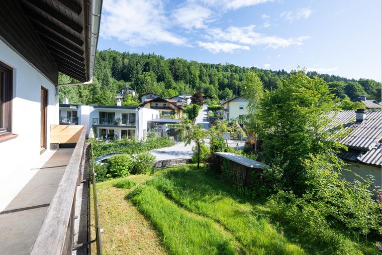 Ausblick von dem Balkon