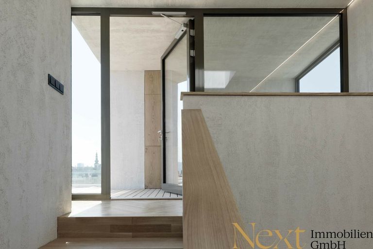 Aufgang zur Dachterrasse