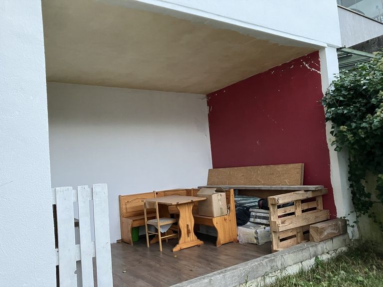 Überdachte Terrasse