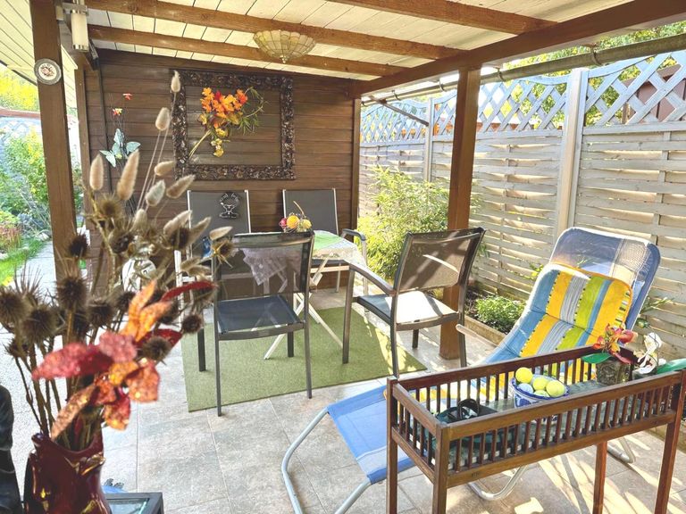 Überdachte Terrasse