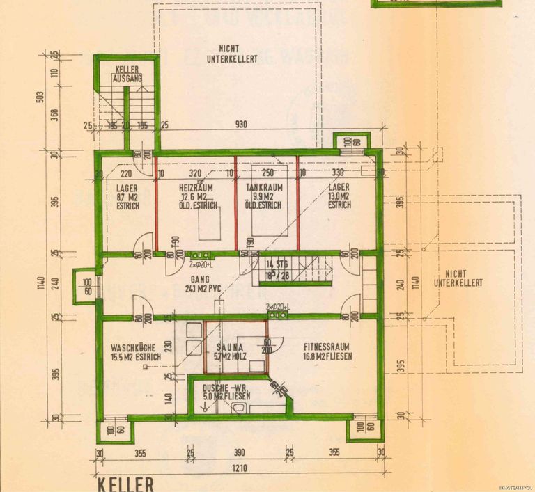 Keller Einreichplan