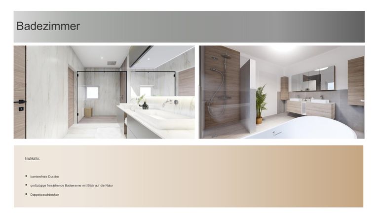 EINRICHTUNGSVARIANTE BADEZIMMER