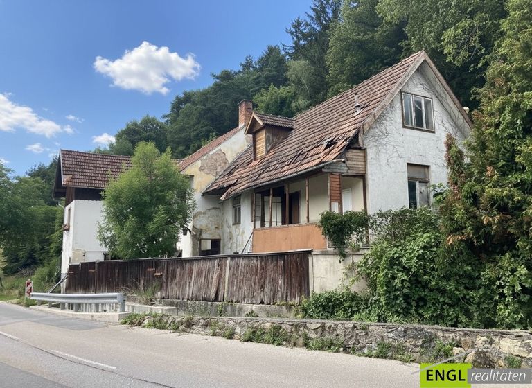 Haus und Rohbau im Original