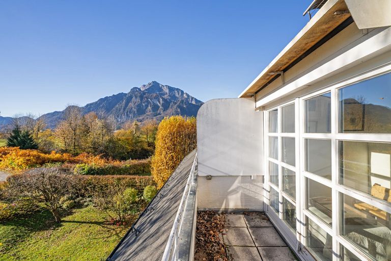 Blick auf den Untersberg von der Terrasse in DG