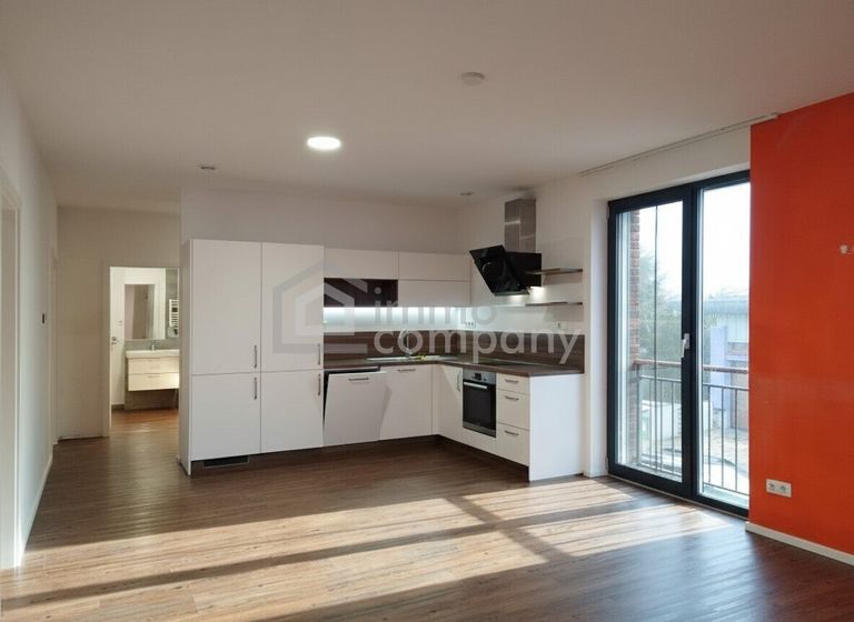 Blick in die moderne Küche