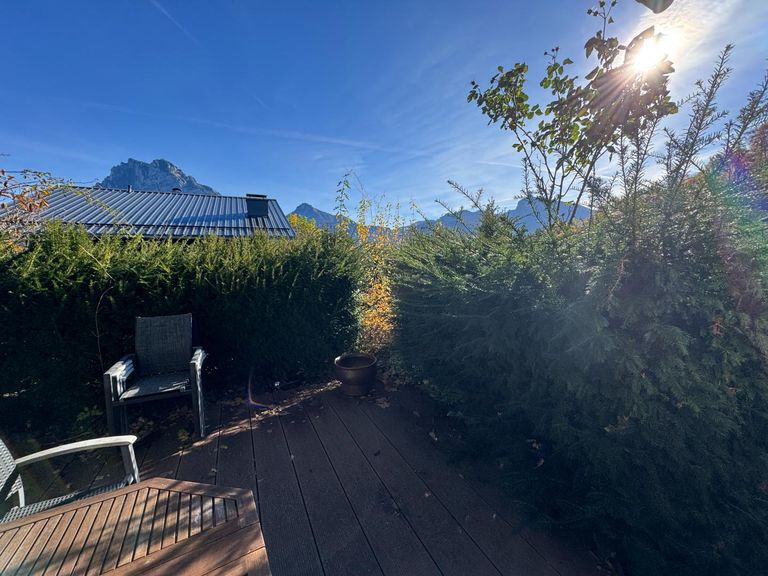 Geschützte Terrasse